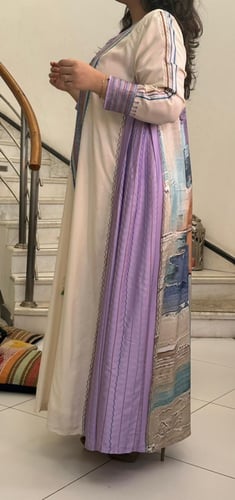 جلابية لينن و حرير #171