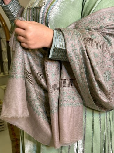 شال كشميري تفاحي #43