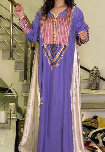 جلابية من الحرير والقطن#183