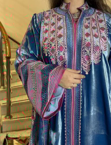 جلابيه مخمل فرنسي