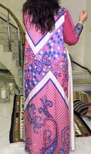 جلابية من الحرير والقطن #189