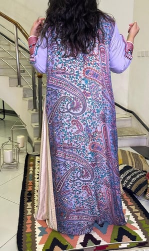 جلابية من الحرير والقطن #188