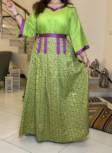 تايور من اللينين الاخضر الساده والمشجر