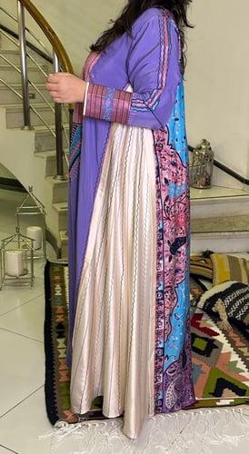 جلابية من الحرير والقطن #184