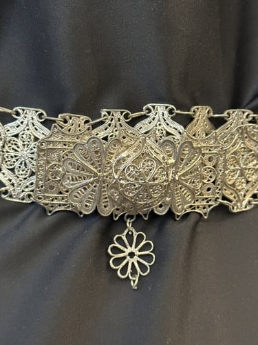 حزام بديل الفضه طويل