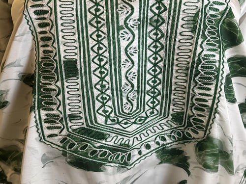 جلابيه من القطن المشجر