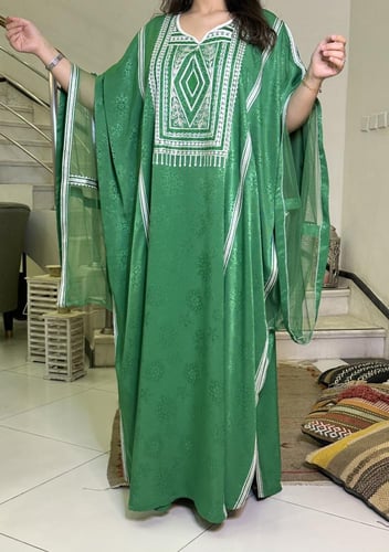 ثوب النشل النجدي لليوم الوطني من الحرير الحاكار مط...