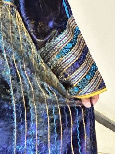 جلابيه شتويه من المخل الفرنسي المشجر الانيق #225