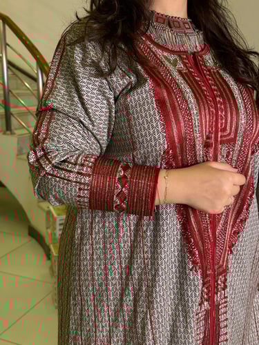 جلابية قطن مشجر #161