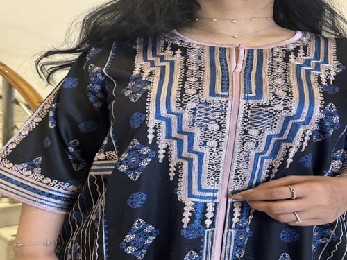 جلابيه من القطن المشجر