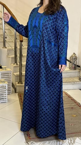 جلابيه من القطن الناعم المشجر