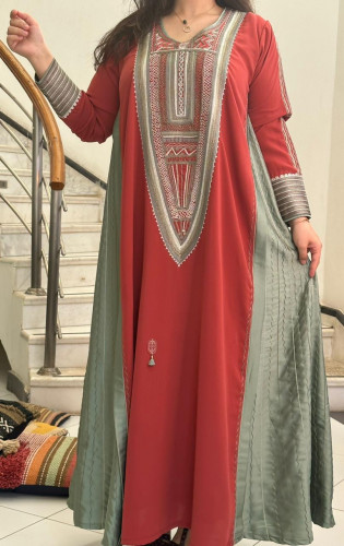 جلابية من الكريب والحرير #174