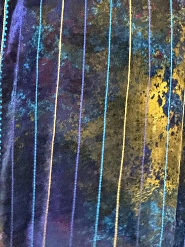 جلابيه من المخمل الفرنسي المشجر #231