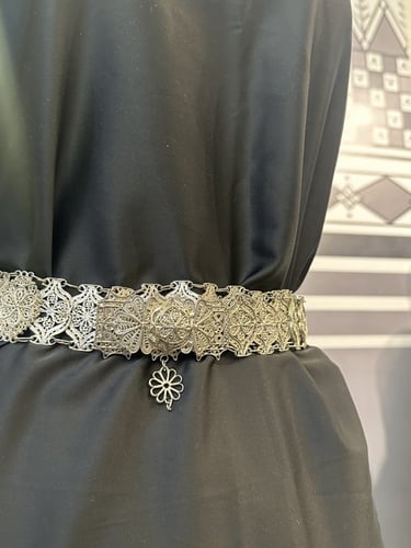 حزام بديل الفضه طويل