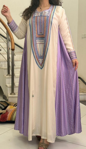 جلابية لينن و حرير #171