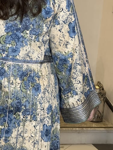 DB007. جلابيه قطن حرير مشجر