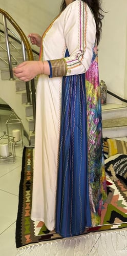 جلابية من الحرير المشجر #179