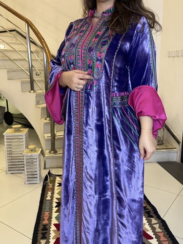 جلابيه مخمل فرنسي ناعم