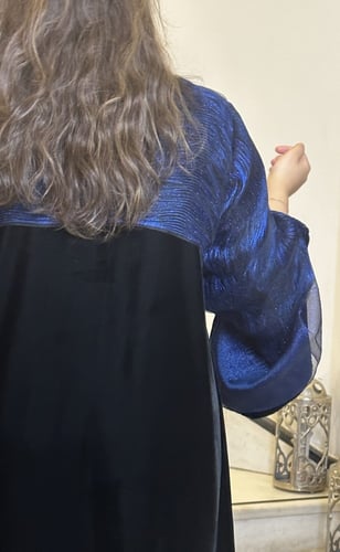 جلابيه من المخمل والشيفون #255