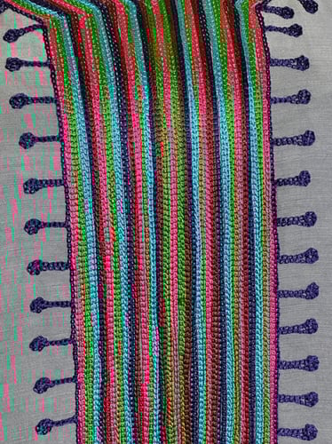 جلابية لينن و الشامواه الحرير #56