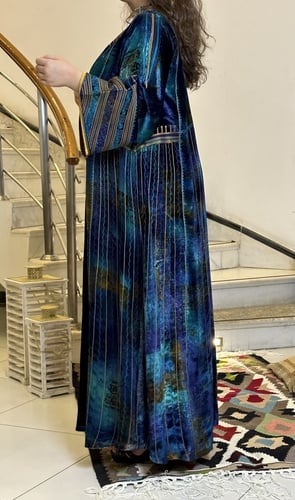 جلابيه شتويه من المخل الفرنسي المشجر الانيق #225