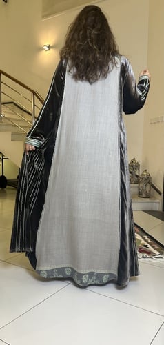 جلابيه من المخمل الفرنسي مع الكشمير الناعم #282