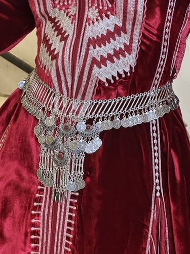 حزام فخم بديل الفضه