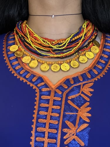 جلابيه من الكريب والحرير