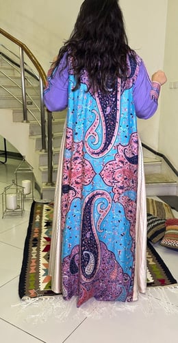 جلابية من الحرير والقطن #184