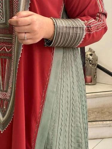 جلابية من الكريب والحرير #174