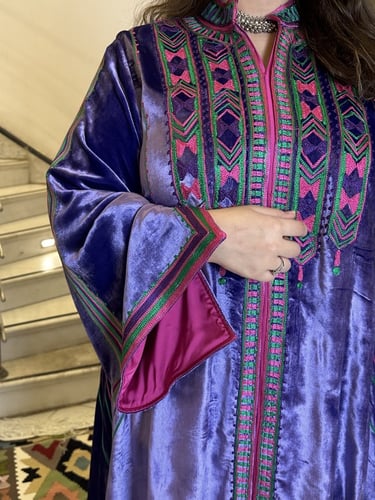 جلابيه مخمل فرنسي ناعم