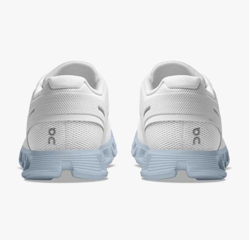 On Cloud White Blue Sole