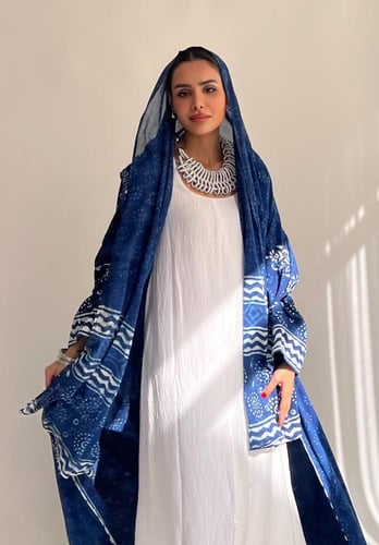 عبايه ساري 3 - كحلي