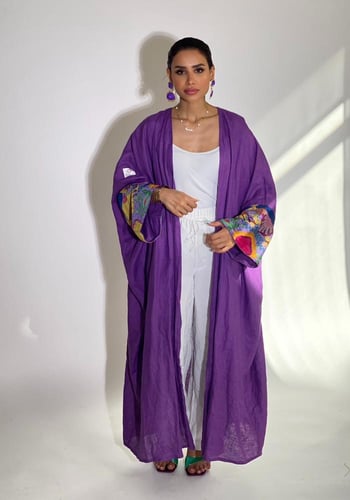 purple Abaya