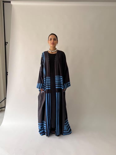 Tranquil Line Abaya blue - SS71