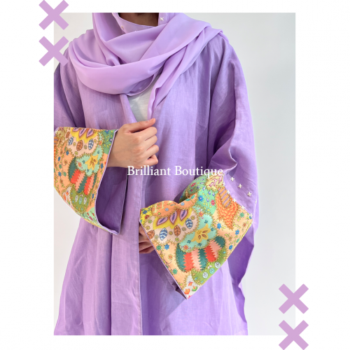 Fatimah Abaya- Lavender