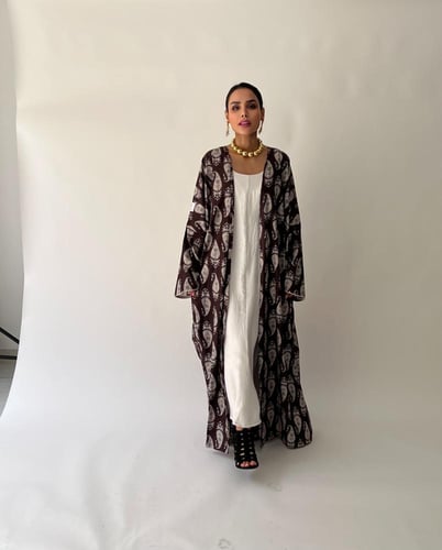 brown Abaya - SS98