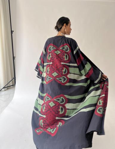 Tranquil Abaya Maroon - green - SS68