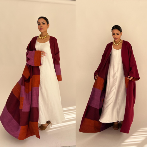 SS39- Double Face abaya