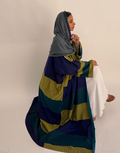 SS36- Double Face abaya