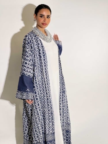 عبايه ساري - ازرق