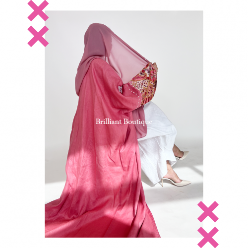 2 Fatimah Abaya- Pink