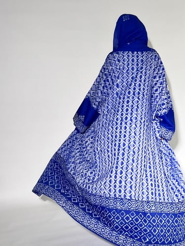 عبايه ساري - نيلي