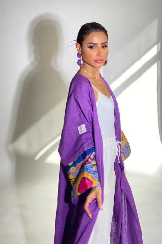 purple Abaya