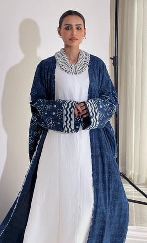 عبايه ساري 3 - كحلي