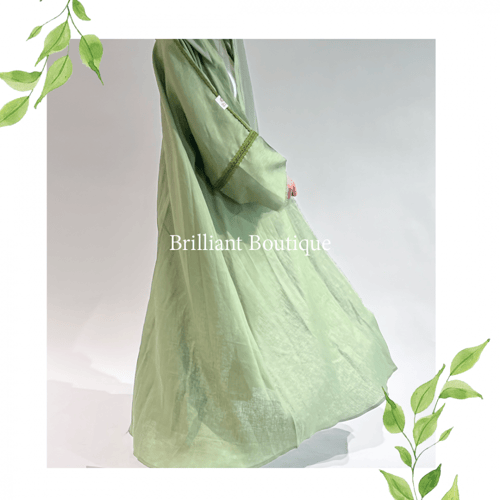 Reem Abaya-Light green