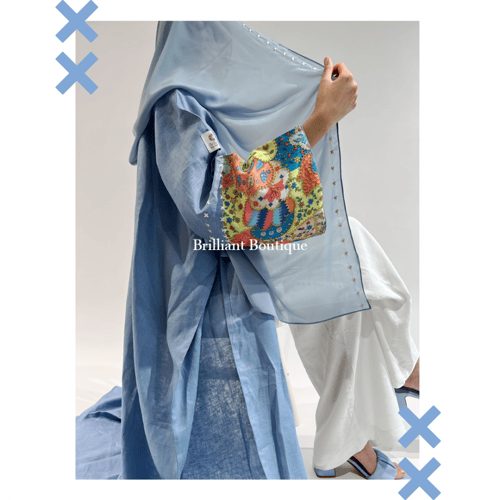 3 Fatimah Abaya- Blue