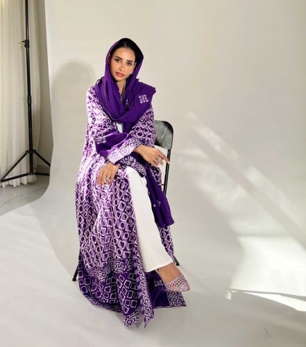 عبايه ساري - بنفسجي