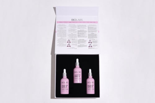 مجموعة مستلزمات نمو الشعر (للنساء)