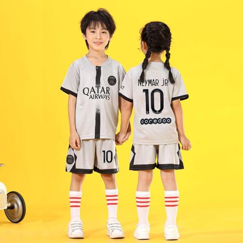 طقم نادي باريس سان جيرمان رصاصي رقم 10 صيني